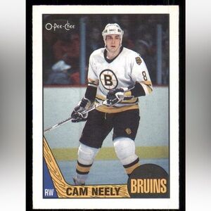 Cam Neely 1987/88 O-Pee-Chee Boston Bruins Hockey Card